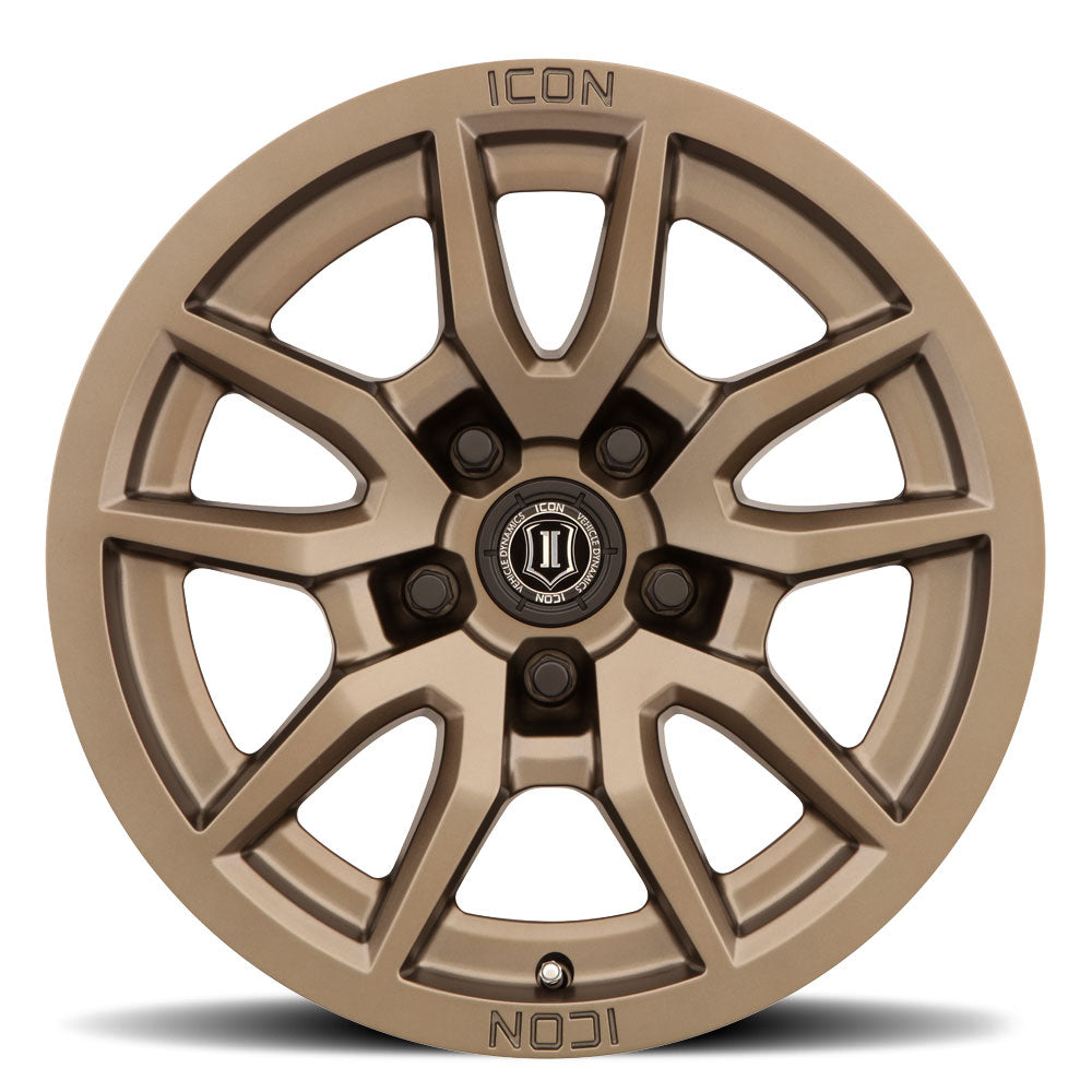 ICON Alloys Vector 5, Bronze, 17 x 8.5 / 5 x 150, 25mm Offset, 5.75" BS
