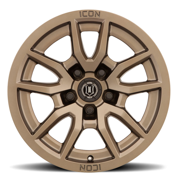 ICON Alloys Vector 5, Bronze, 17 x 8.5 / 5 x 150, 25mm Offset, 5.75" BS