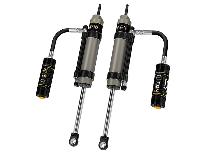 ICON 2005-2023 Toyota Tacoma, 0-1.5” Lift, Rear, V.S. 2.5 Aluminum Series Shock Absorbers, Omega Bypass Remote Reservoir, Pair