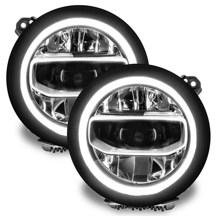 Oracle Lighting Jeep Wrangler JL / Gladiator JT ColorSHIFT RGB+W Headlight DRL Upgrade Kit