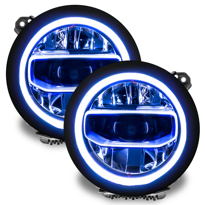 Oracle Lighting Jeep Wrangler JL / Gladiator JT ColorSHIFT RGB+W Headlight DRL Upgrade Kit