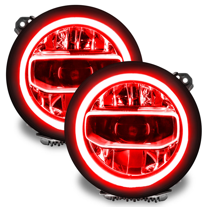 Oracle Lighting Jeep Wrangler JL / Gladiator JT ColorSHIFT RGB+W Headlight DRL Upgrade Kit