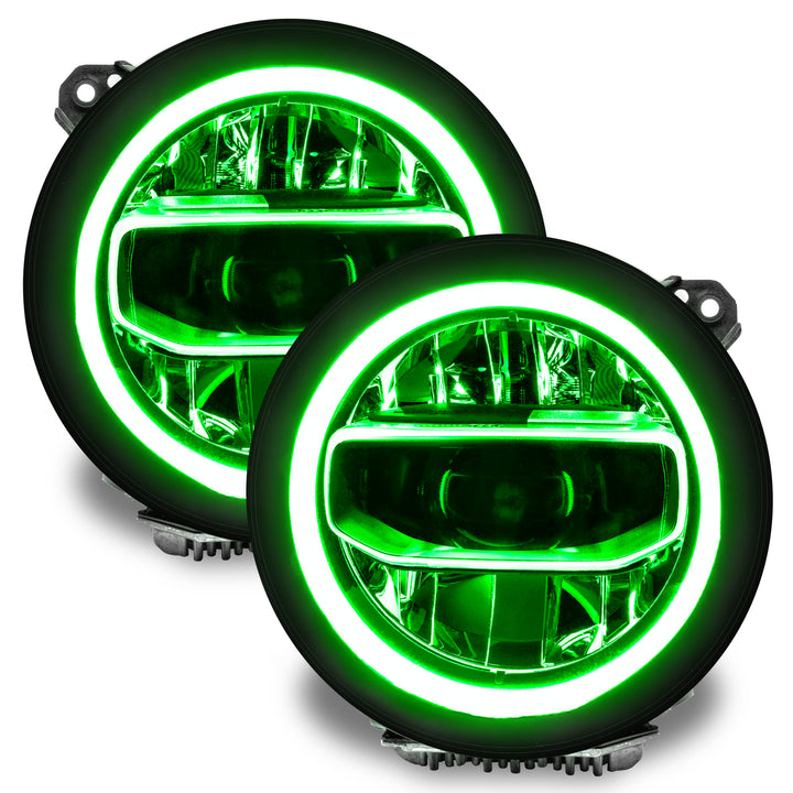 Oracle Lighting Jeep Wrangler JL / Gladiator JT ColorSHIFT RGB+W Headlight DRL Upgrade Kit