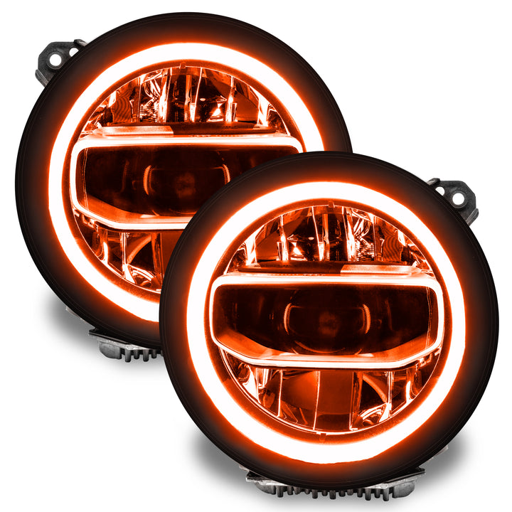 Oracle Lighting Jeep Wrangler JL / Gladiator JT ColorSHIFT RGB+W Headlight DRL Upgrade Kit
