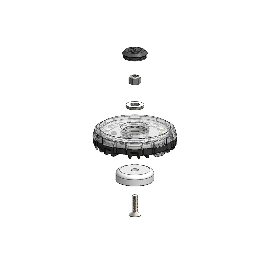 KC HiLiTES Magnet Mount Kit for Cyclone LED V2 Lights – 6 Pack