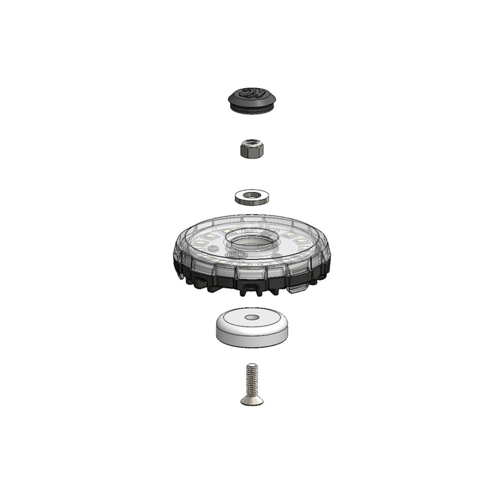 KC HiLiTES Magnet Mount Kit for Cyclone LED V2 Lights – 6 Pack