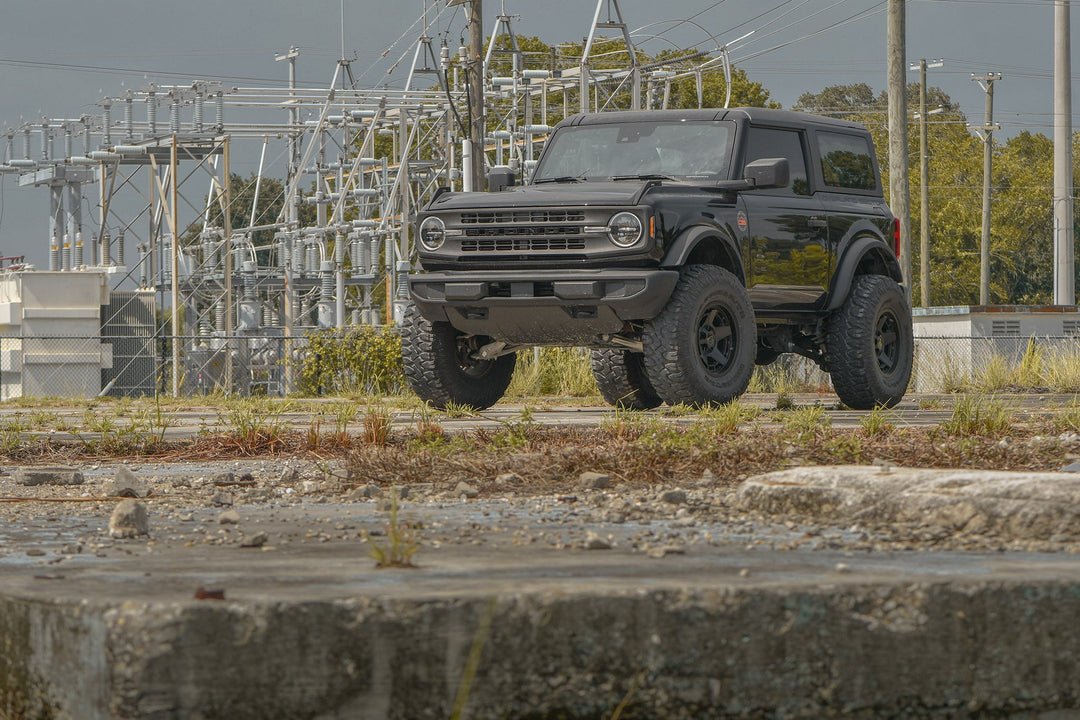 Overland Sector Atlas 17x9 -12 5x114.3/5x127mm 71.5mm Satin Black by Overland Sector | KOVA Offroad