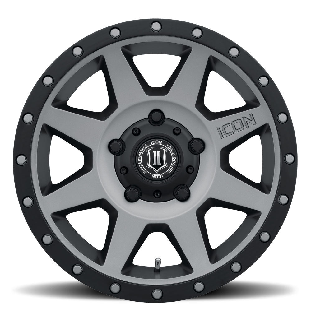 ICON Alloys Rebound, Titanium, 18 x 9 / 5 x 150, 25mm Offset, 6" BS