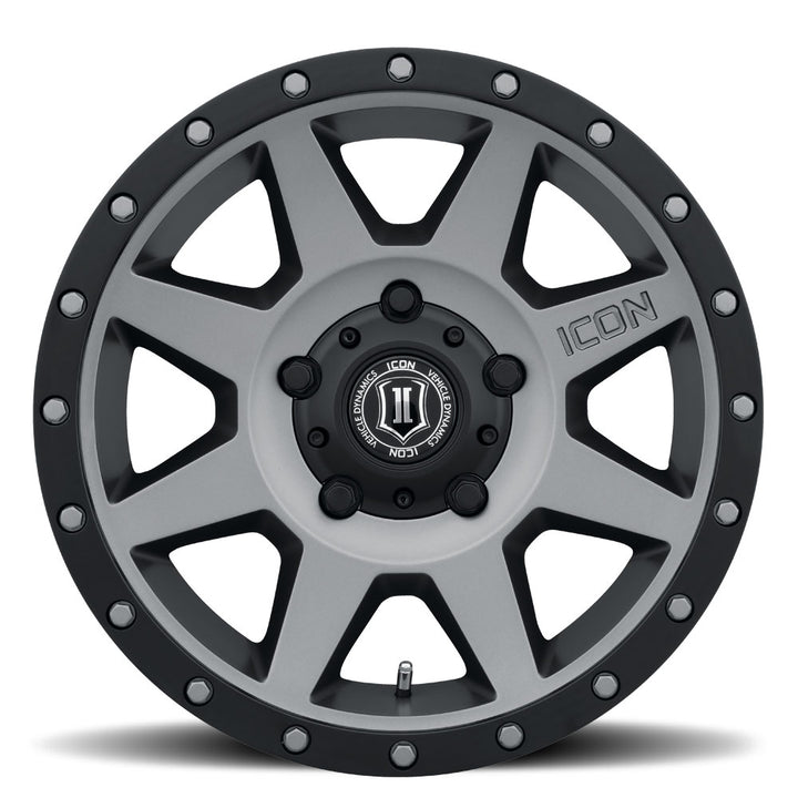 ICON Alloys Rebound, Titanium, 18 x 9 / 5 x 150, 25mm Offset, 6" BS