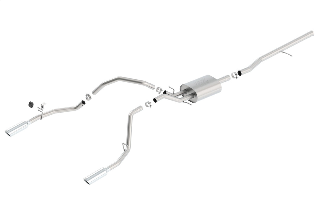 Borla ATAK Cat-Back Exhaust System for 2014-2019 Chevrolet Silverado 1500 and GMC Sierra 1500