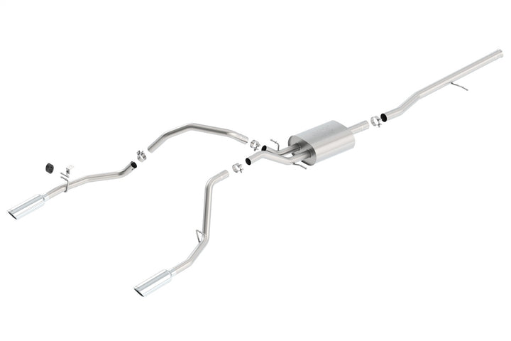 Borla ATAK Cat-Back Exhaust System for 2014-2019 Chevrolet Silverado 1500 and GMC Sierra 1500