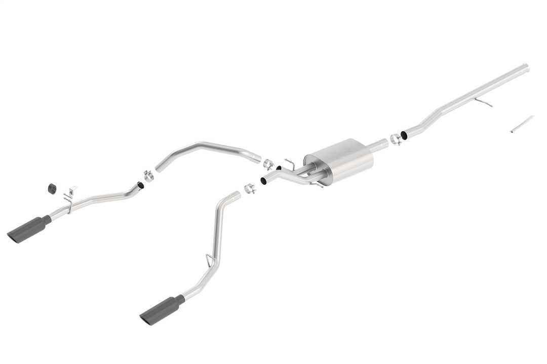 Borla ATAK Cat-Back Exhaust System for 2014-2019 Chevrolet Silverado 1500 and GMC Sierra 1500