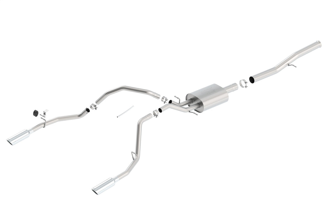 Borla 140572 Cat-Back Exhaust System ATAK for 2014-2018 Chevrolet Silverado 1500 and GMC Sierra 1500