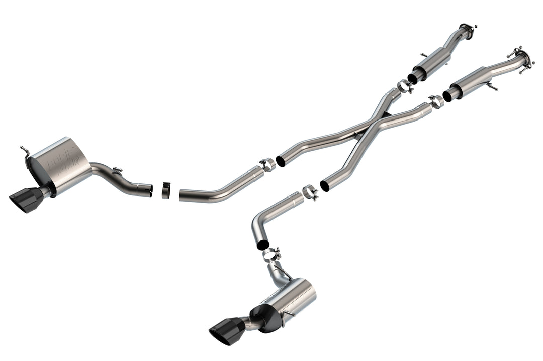 Borla 140633CB Cat-Back Exhaust System ATAK for 2015-2021 Jeep Grand Cherokee SRT WK2