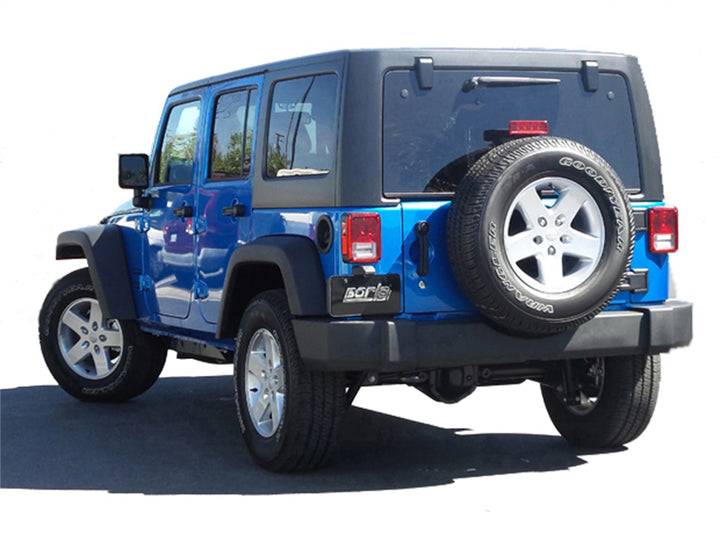 Borla 140634 High Clearance Cat-Back Exhaust System for Jeep Wrangler JKU (2012-2018) with S-Type Sound