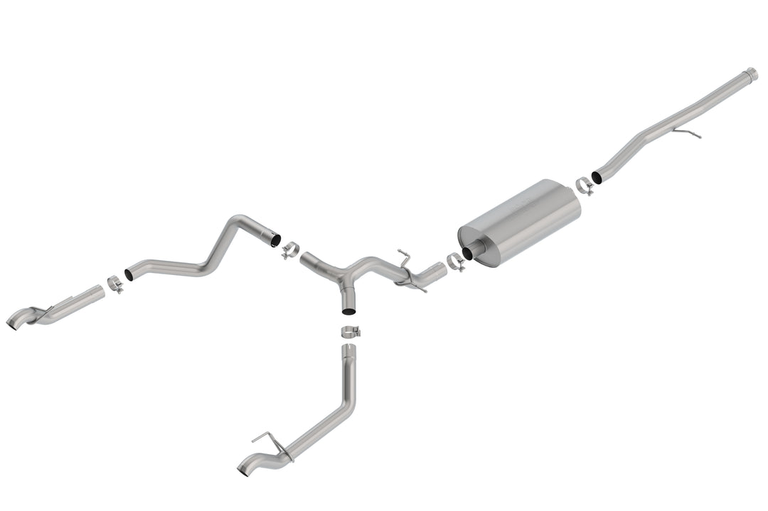 Borla Cat-Back Exhaust System Touring for 2019-2026 Chevrolet Silverado 1500 and GMC Sierra 1500 Part # 140767