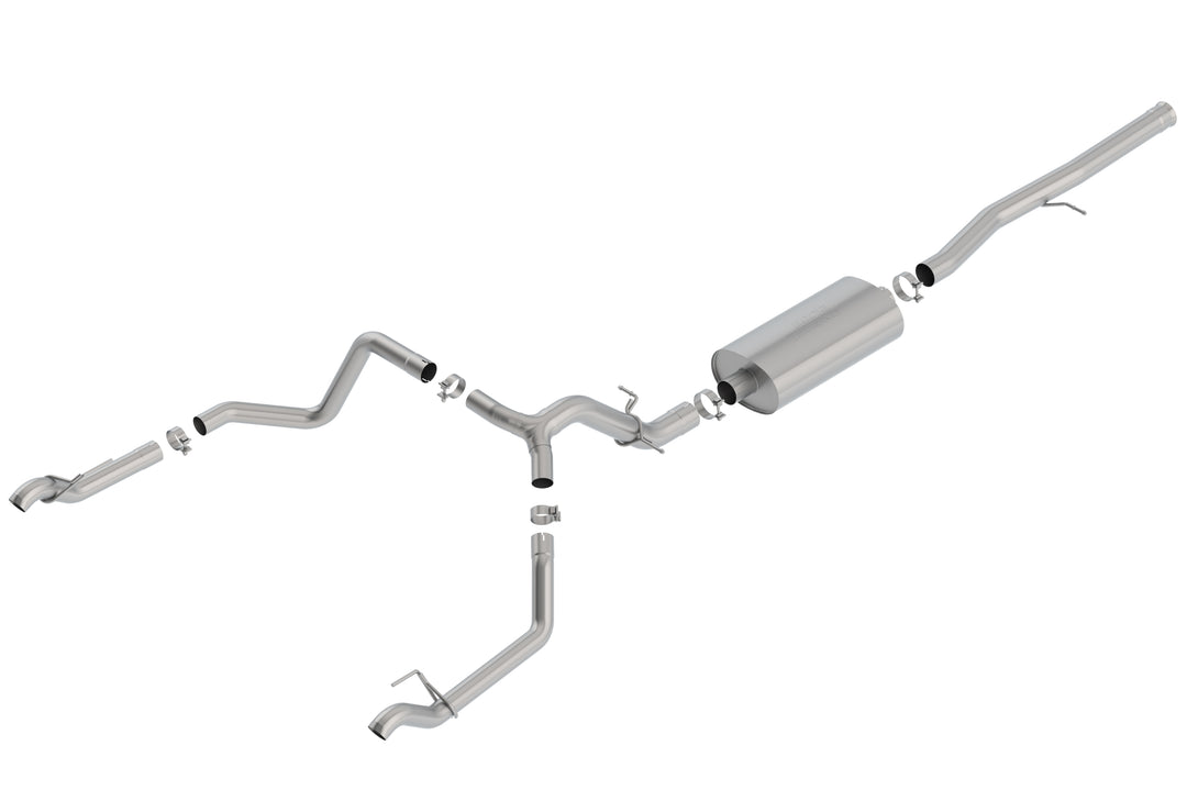 Borla 140771 Cat-Back Exhaust System Touring for 2019-2023 Chevrolet Silverado 1500 and GMC Sierra 1500 6.2L V8