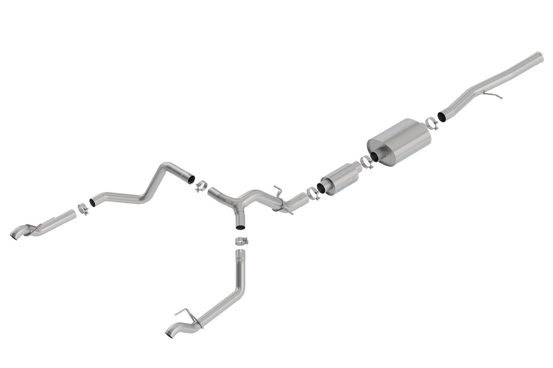 Borla S-Type Cat-Back Exhaust System for 2019-2023 Chevrolet Silverado 1500 & GMC Sierra 1500 6.2L V8