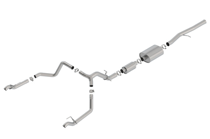 Borla S-Type Cat-Back Exhaust System for 2019-2023 Chevrolet Silverado 1500 & GMC Sierra 1500 6.2L V8