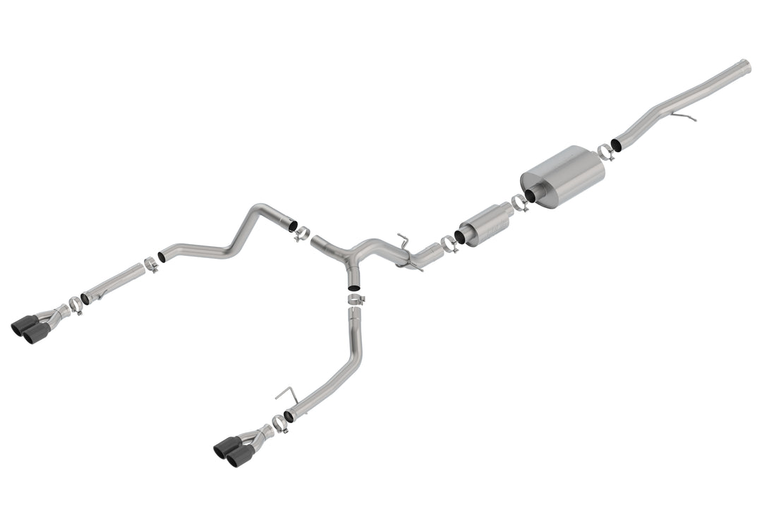 Borla S-Type Cat-Back Exhaust System for 2019-2023 Chevrolet Silverado 1500 & GMC Sierra 1500 6.2L