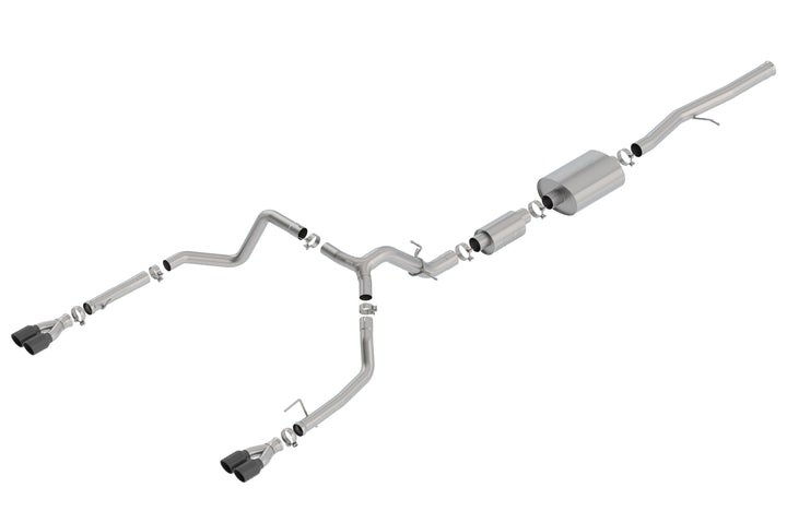 Borla S-Type Cat-Back Exhaust System for 2019-2023 Chevrolet Silverado 1500 & GMC Sierra 1500 6.2L