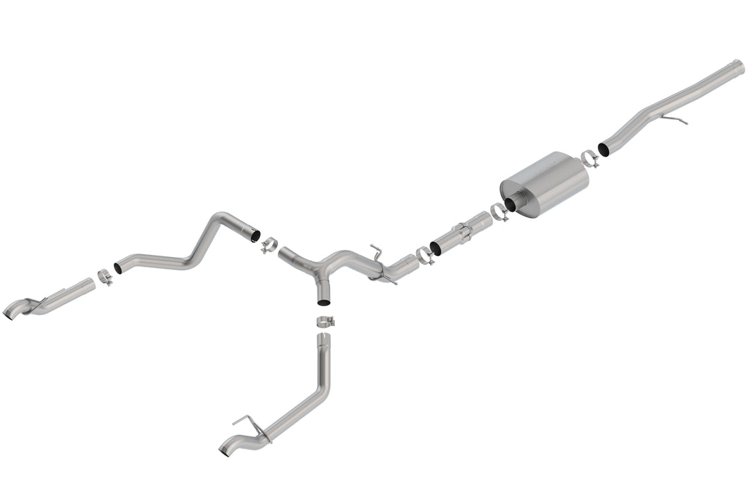 Borla ATAK Cat-Back Exhaust System for Chevrolet Silverado 1500 & GMC Sierra 1500 6.2L V8 (2019-2023)
