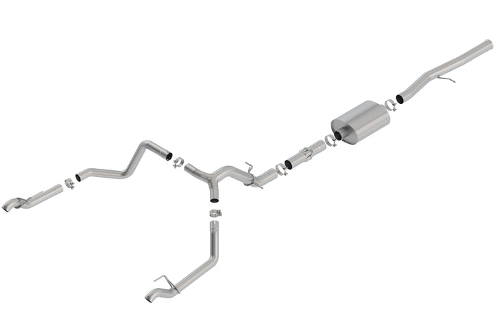 Borla ATAK Cat-Back Exhaust System for Chevrolet Silverado 1500 & GMC Sierra 1500 6.2L V8 (2019-2023)