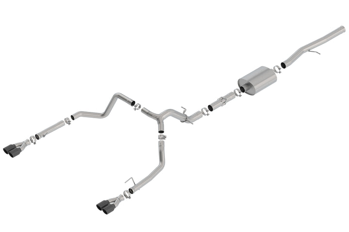Borla ATAK Cat-Back Exhaust System for 2019-2023 Chevrolet Silverado 1500 and GMC Sierra 1500 6.2L