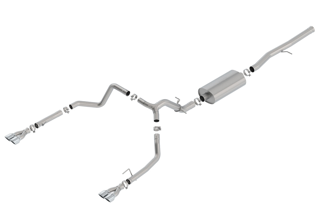 Borla 140782 Cat-Back Exhaust System Touring for 2019-2023 Chevrolet Silverado 1500 and GMC Sierra 1500 6.2L V8