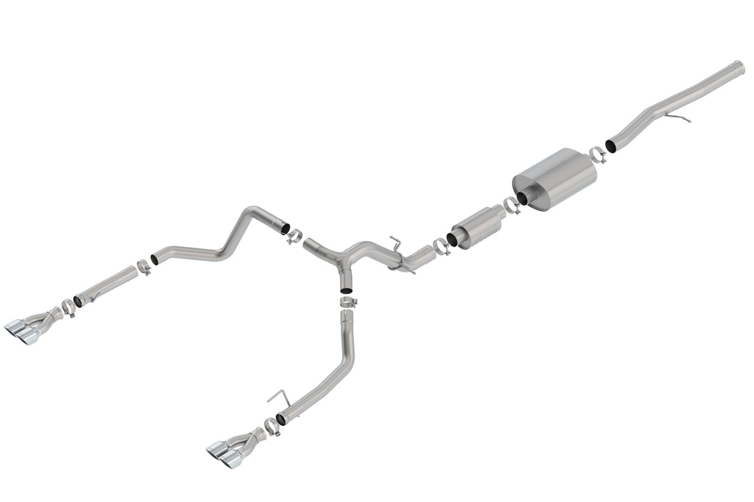 Borla S-Type Cat-Back Exhaust System for 2019-2023 Chevrolet Silverado 1500 and GMC Sierra 1500 6.2L