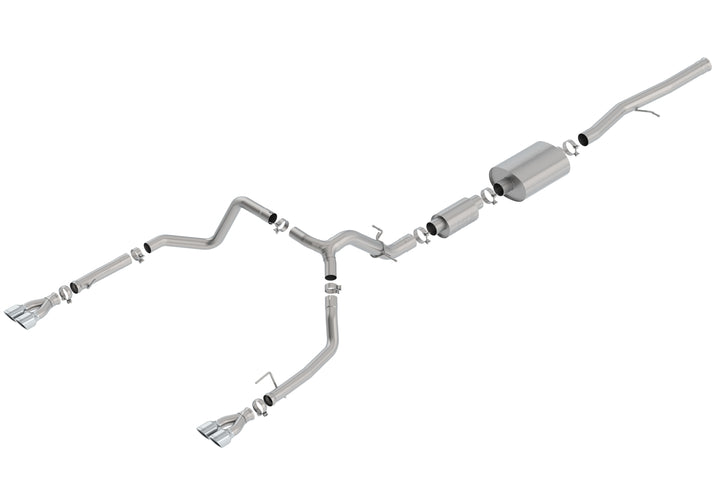 Borla S-Type Cat-Back Exhaust System for 2019-2023 Chevrolet Silverado 1500 and GMC Sierra 1500 6.2L