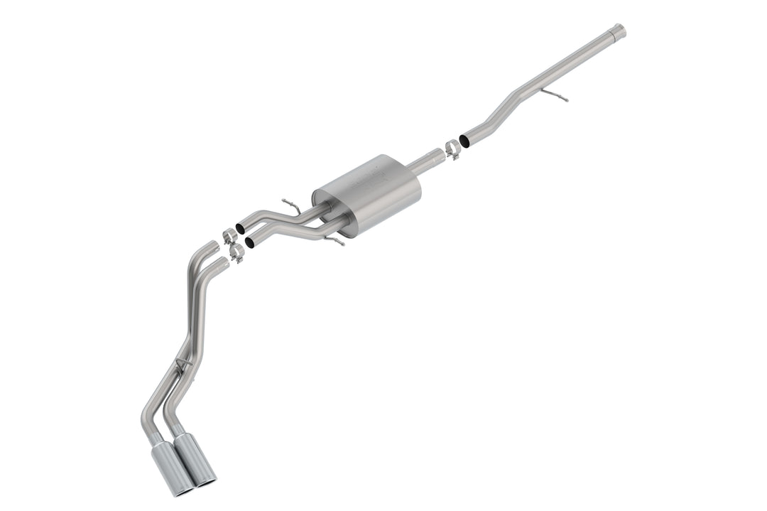 Borla ATAK Cat-Back Exhaust System for Chevrolet Silverado 1500 and GMC Sierra 1500 (2014-2018)