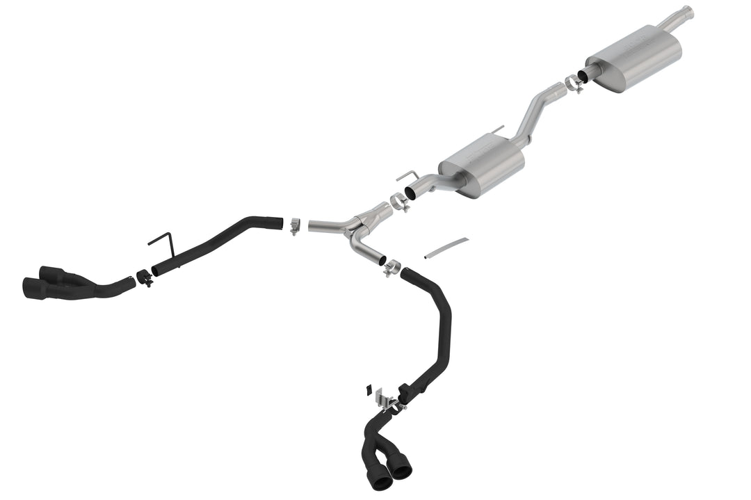 Borla 140814CB Cat-Back Exhaust System Touring for 2020-2026 Jeep Gladiator JT