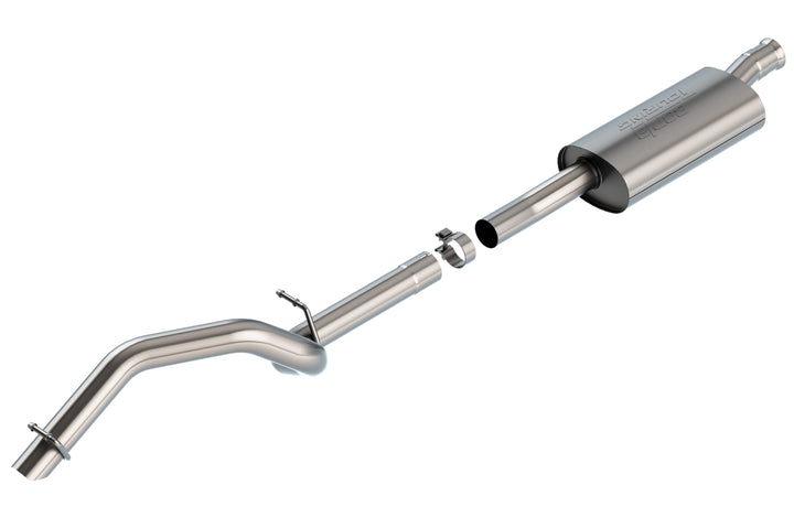 Borla 140822 Jeep Wrangler JLU Cat-Back Exhaust System Touring Climber with 2.75-inch Diameter and Turn Down Tip