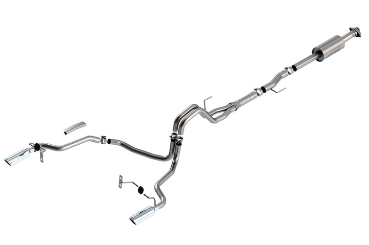 2021 2026 Ford F 150 2.7 L/3.5 L V6 Cat Back™ Exhaust System S Type Part # 140863