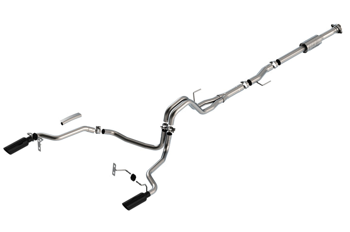 Borla 140864BC Cat-Back Exhaust System for Ford F-150 2.7L & 3.5L V6 with ATAK Sound