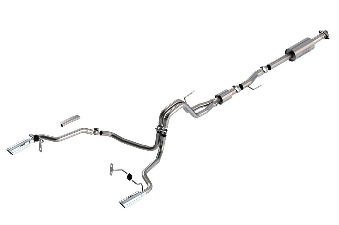 Borla 140866 Cat-Back Exhaust System for 2021-2026 Ford F-150 5.0L V8 with S-Type Sound
