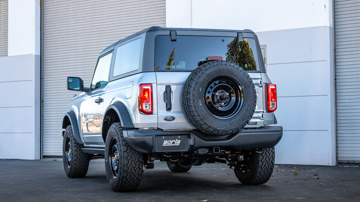 Borla 140897 High Clearance Climber Rock Crawler Cat-Back Exhaust System for 2021-2026 Ford Bronco - Touring Sound Level