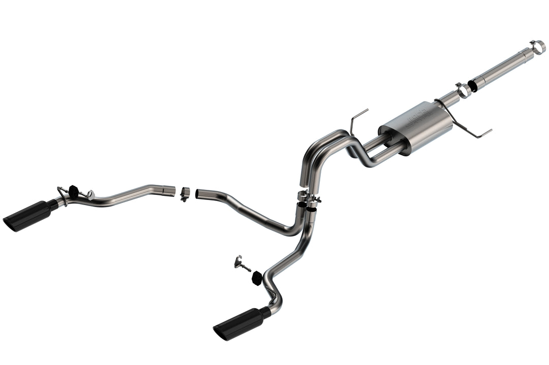 Borla 140903BC Cat-Back Exhaust System for Ford F-150 2021-2026 with PowerBoost 3.5L V6