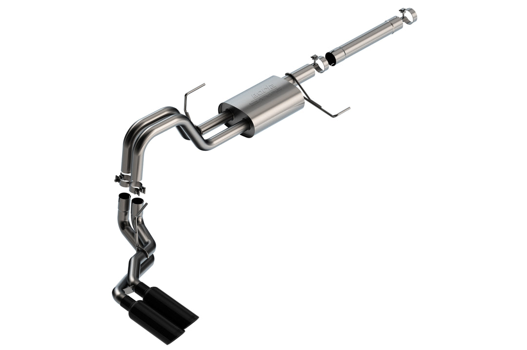Borla Cat-Back Exhaust System S-Type for Ford F-150 2021-2026 3.5L PowerBoost - Dual Passenger Side Exit