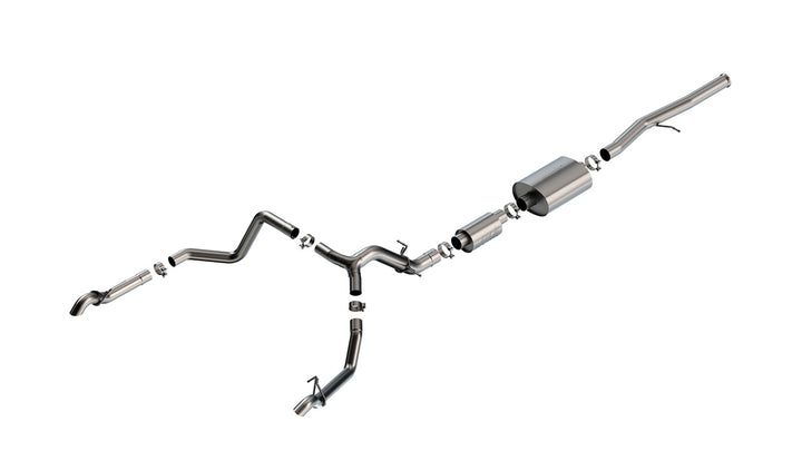 Borla 140914 Cat-Back Exhaust System S-Type for 2022-2023 Chevrolet Silverado 1500 ZR2 & GMC Sierra 1500 AT4X