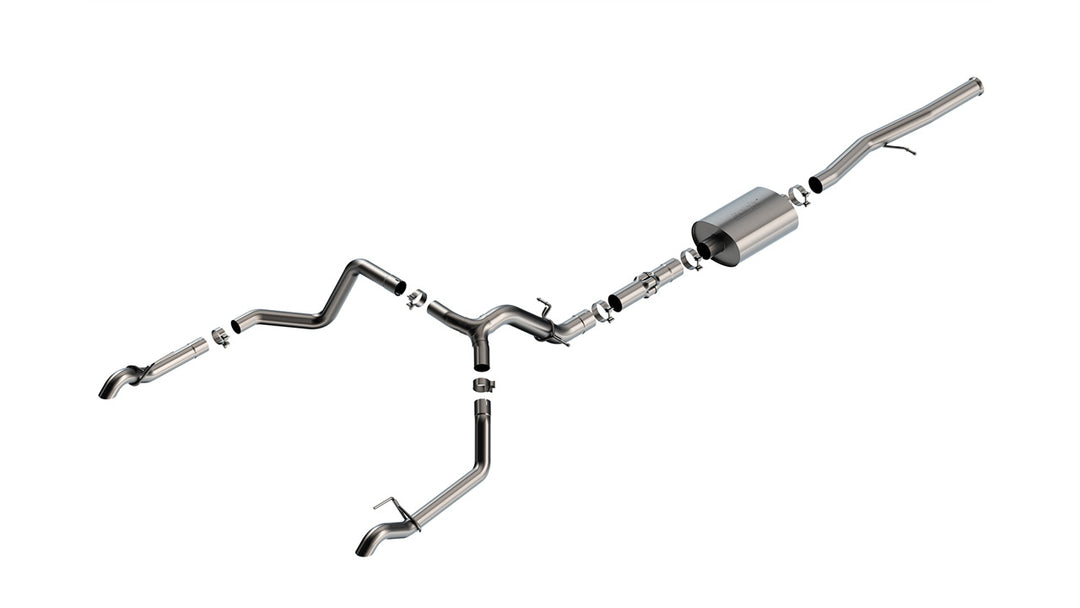 Borla ATAK Cat-Back Exhaust System for 2022-2023 Chevrolet Silverado 1500 ZR2 & GMC Sierra 1500 AT4X