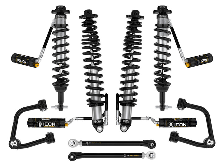 ICON 2021-2026 Ford Bronco, Non-Sasquatch, 3-4" Lift, Stage 6 Suspension System, CDCV, Tubular