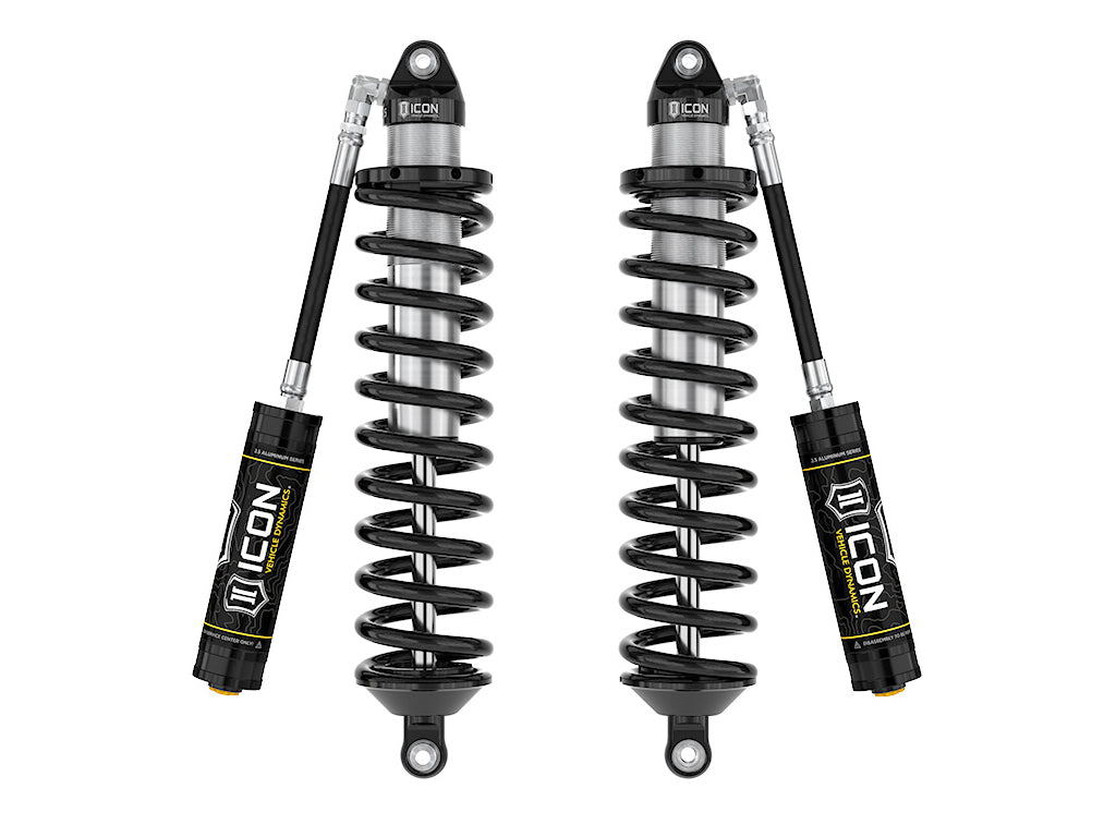 ICON 2008-2016 Ford F-250/F-350 4WD, Diesel, Front, 4-6.5” Lift, V.S. 2.5 Series Coilover Conversion Kit for Fabricated Hoop, Remote Reservoir