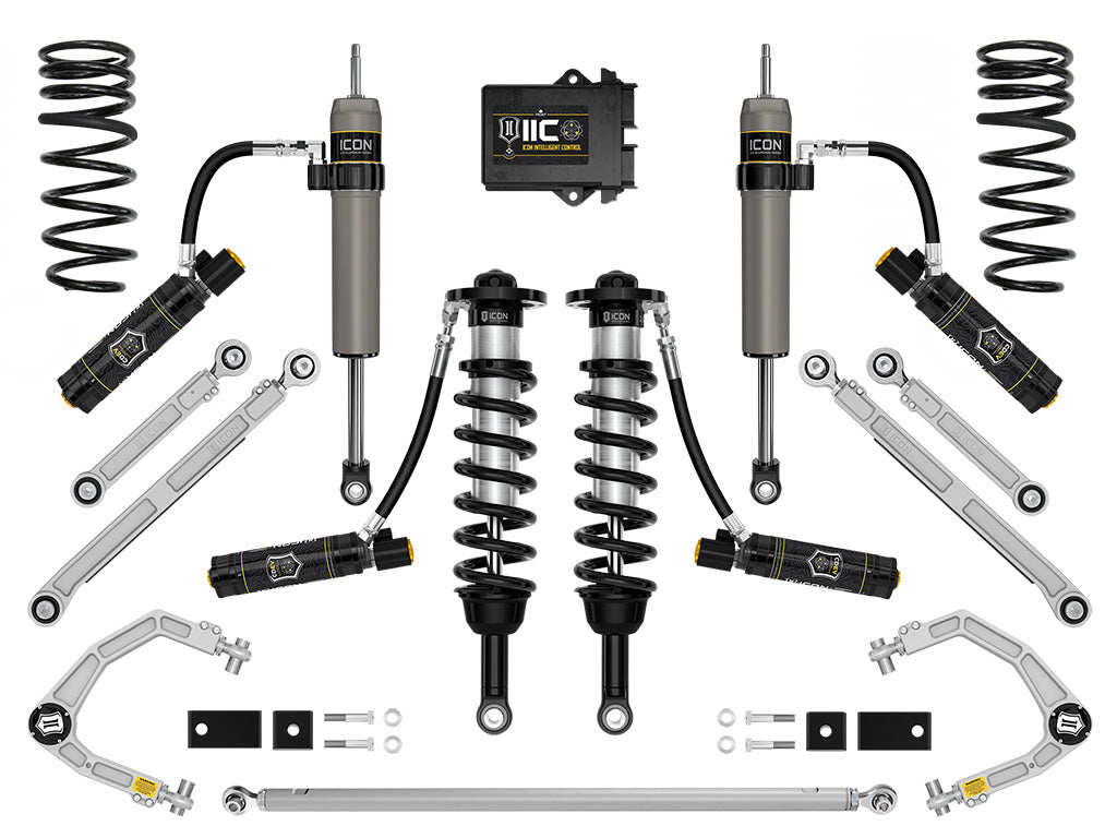 ICON 2022-2026 Toyota Tundra, 1.25-3.5" Lift, Stage 14 (TRD), 2.5 Suspension System, Billet