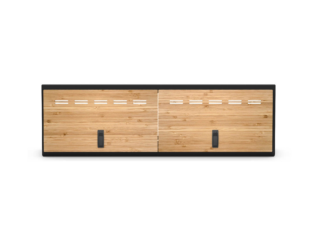 48" Upper Cabinet Black - Bamboo Door