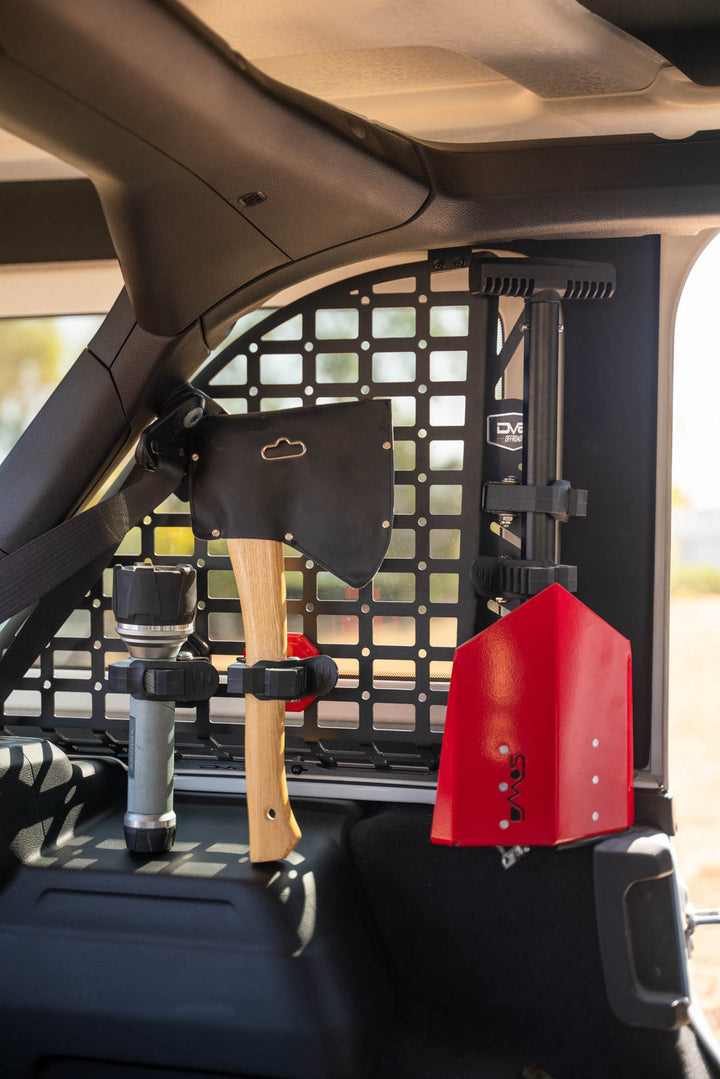 Quick Release Molle Panel Tool Mounts Red