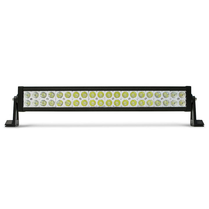 Dual Row LED Light Bar With Chrome Bezel