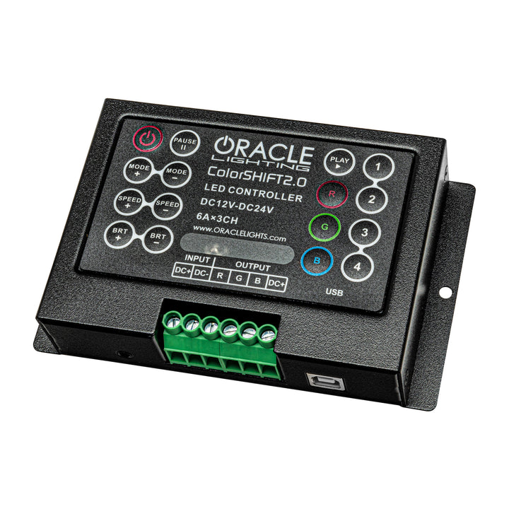 Oracle Lighting 1706-504 ColorSHIFT V2.0 LED Controller with Wireless Remote and Expandable Power