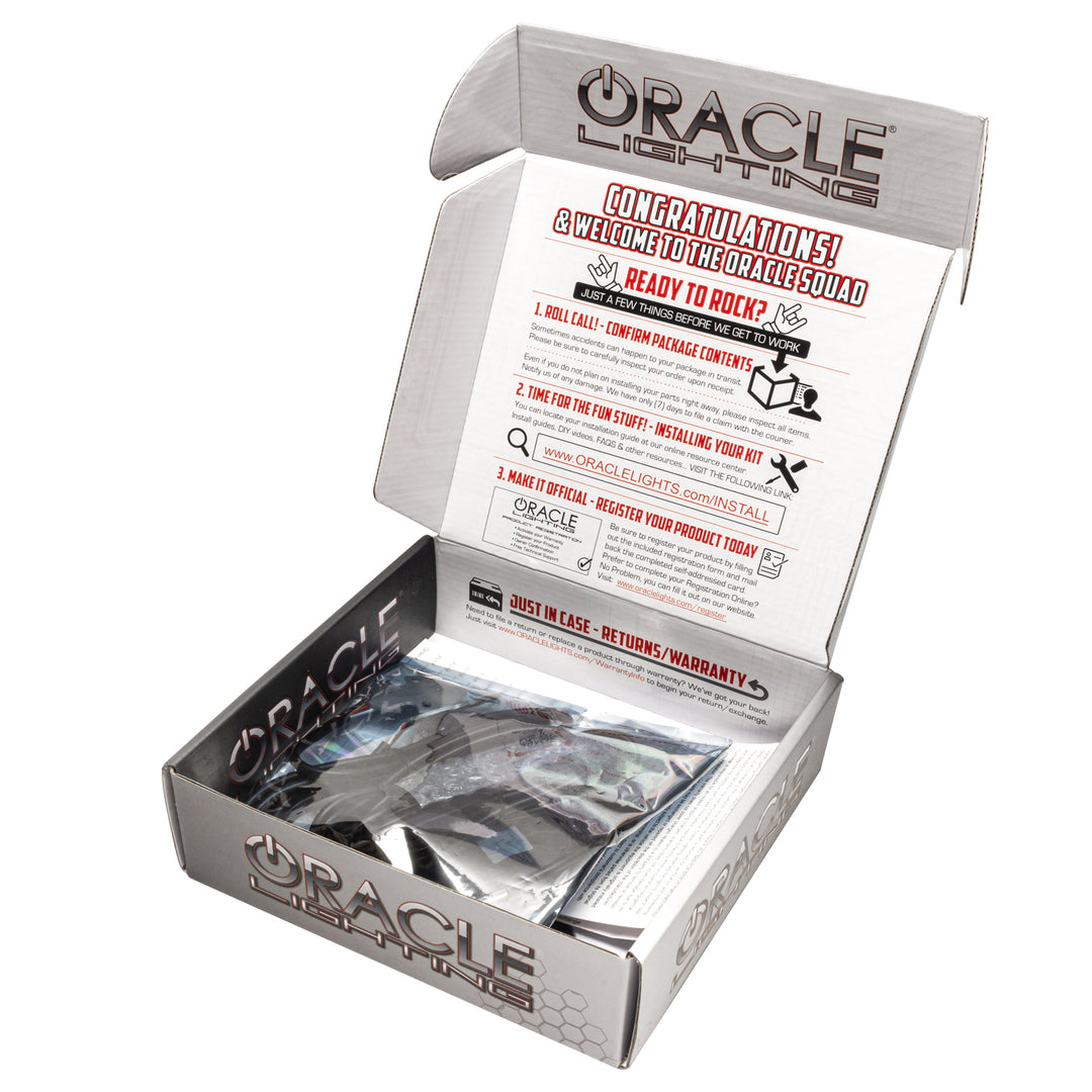 Oracle Lighting 1725-504 ColorSHIFT RGB+W Rock Light Wheel Ring Extension Cable - 10 ft Waterproof Weather-Insulated Connector